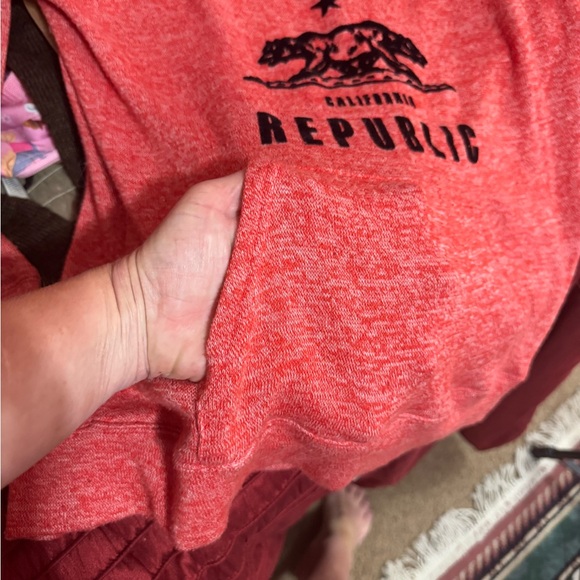 Volcom Red California Republic Sweatshirt - Picture 4 of 6